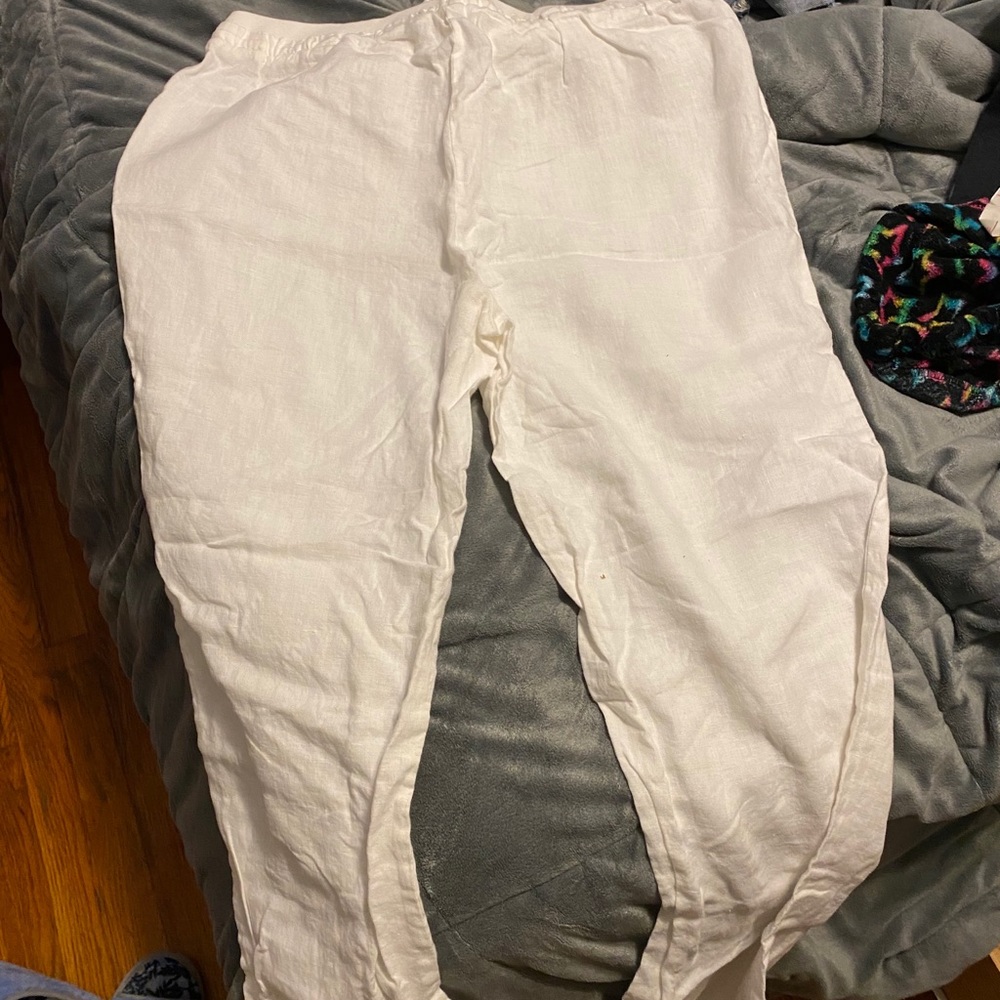 White Ellen Tracy Pants